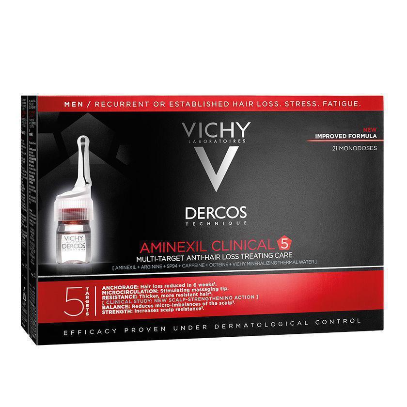 Vichy Dercos Aminexil Clinical 5 Men 21 x 6 ml