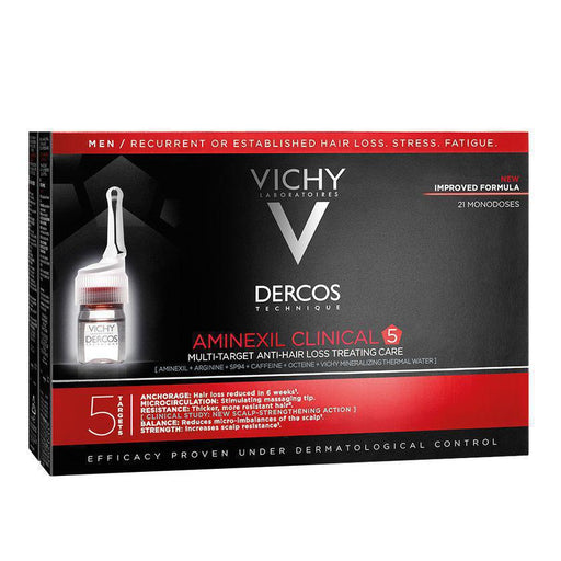 Vichy Dercos Aminexil Clinical 5 Men 21 x 6 ml