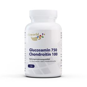 Vitaworld glucosamina 750 mg + condroitina 100 mg cápsulas 100 pcs