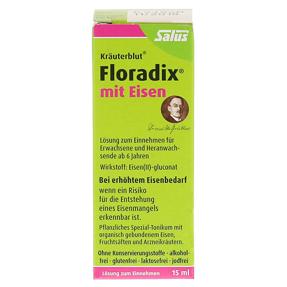 Floradix With Iron Drink 15 ml