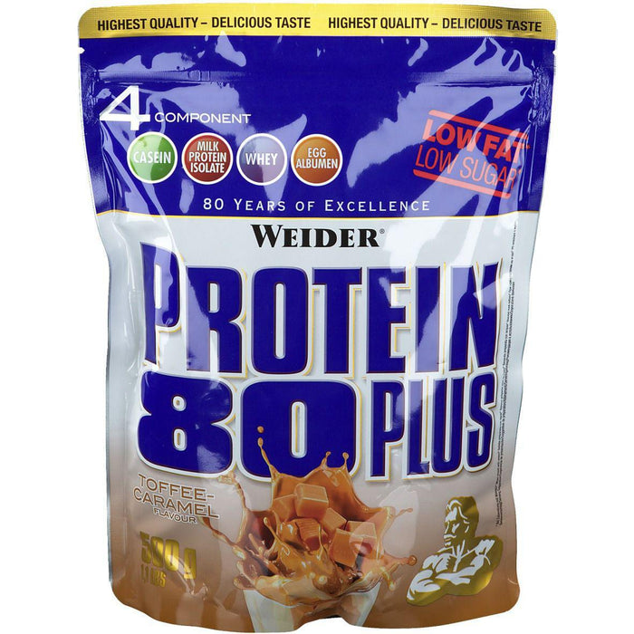 WEIDER Protein 80 Plus Powder - Caramel Toffee 500 g