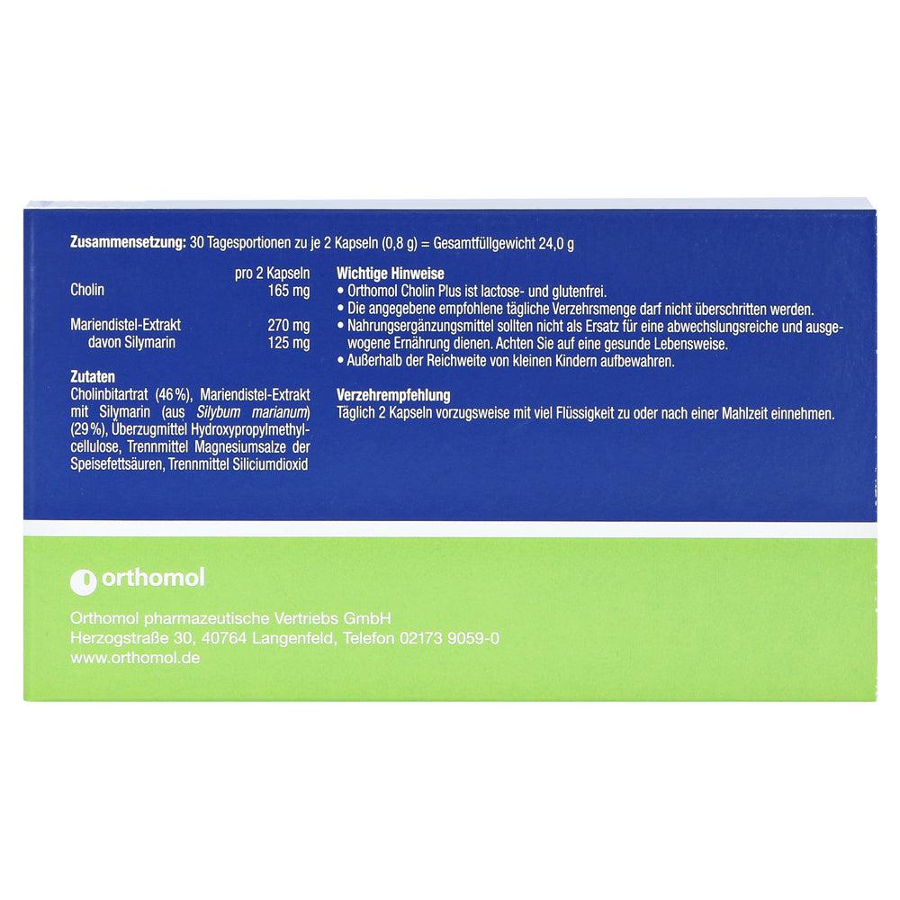 Orthomol Choline Plus 60 Cap