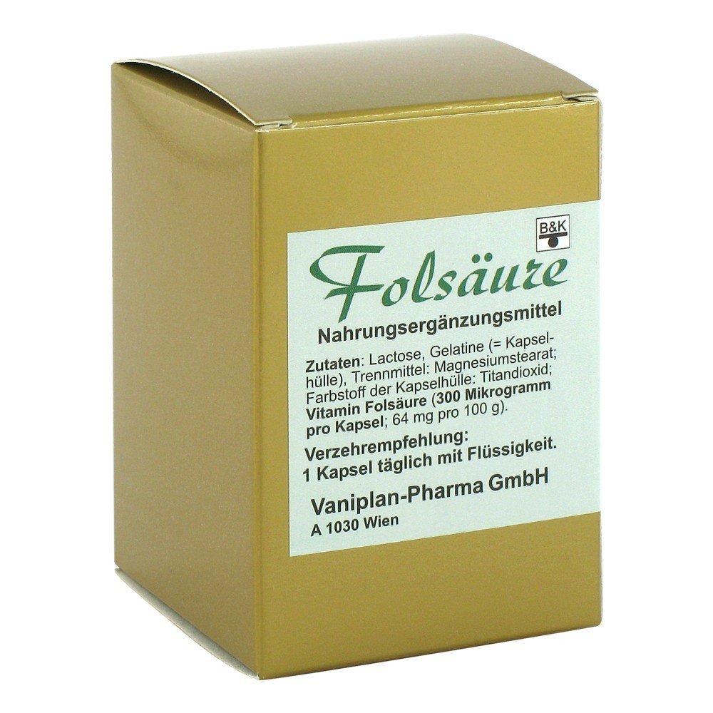 Folic Acid Capsules 60 pcs