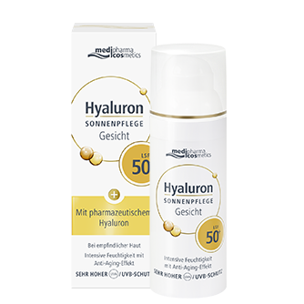 Medipharma Cosmetics Hyaluronic Acid Sunscreen Face SPF 50+