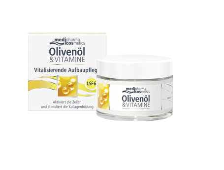 Medipharma Cosmetics Olive Oil & Vitamins Vitalizing Face Care with SPF6