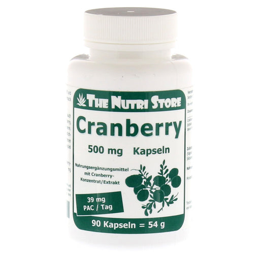 Cranberry 500 Mg Capsules 90 pcs